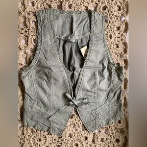 LOFT light grey vest S